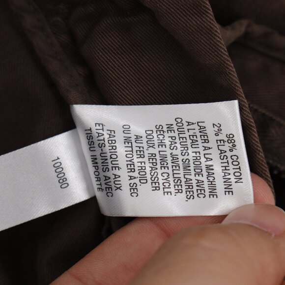 Nili Lotan Pants Womens 2 Utility double knee High Rise Straight Leg Made in USA - Picture 11 of 11